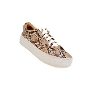 J/Slides Hilton Leather Sneakers Women's Size 8.5- Casual Chic, Urban, Platform